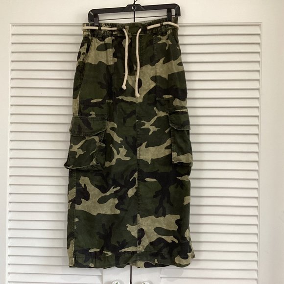 Free People Camouflage Maxi Skirt - Picture 4 of 15